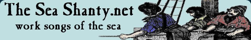 Sea shanties, sea music, sea songs logo
